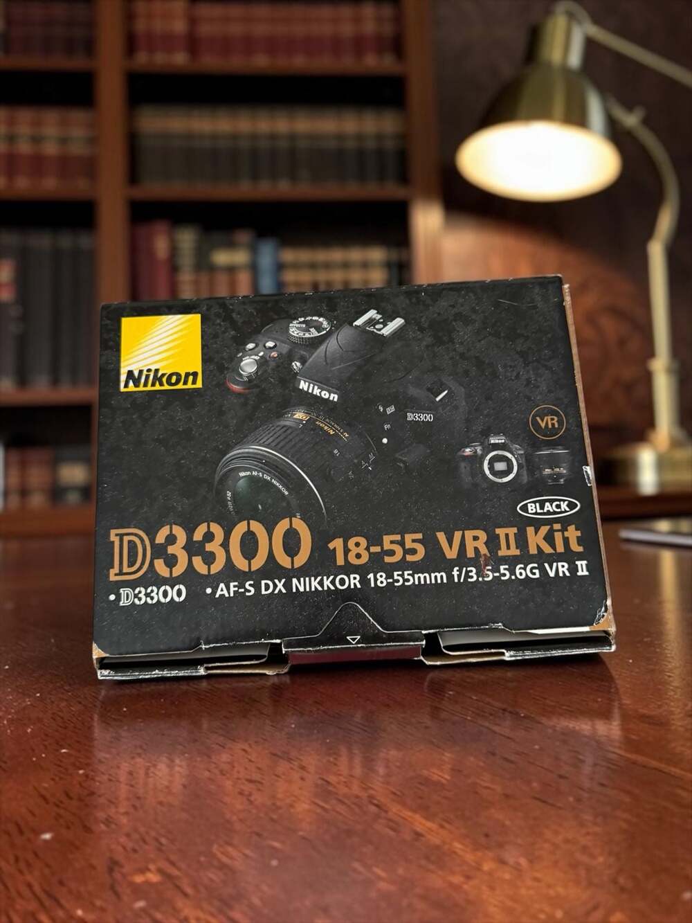 Nikon D3300 Digital SLR Camera with 18-55mm VR II Lens Black Excellent Condition